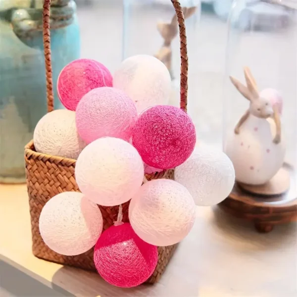 Διακοσμητικά φωτάκια μπαταρίας σε σχήμα μπάλα