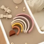 Παιχνίδι στοίβαξης από σιλικόνη Ουράνιο Τόξο - Image 2