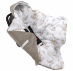 Κουβέρτα καθίσματος αυτοκινήτου Happy Jungle Latte