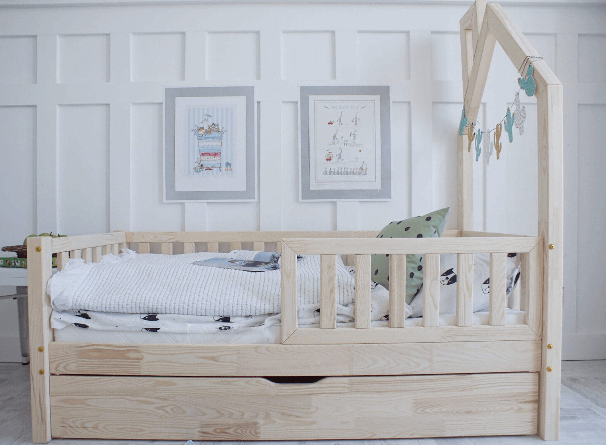 Untitled (28.575 x 15 cm) (4) (1) (1) Mali Plus with fence rail με συρτάρι / δεύτερο κρεβάτι - Image 5