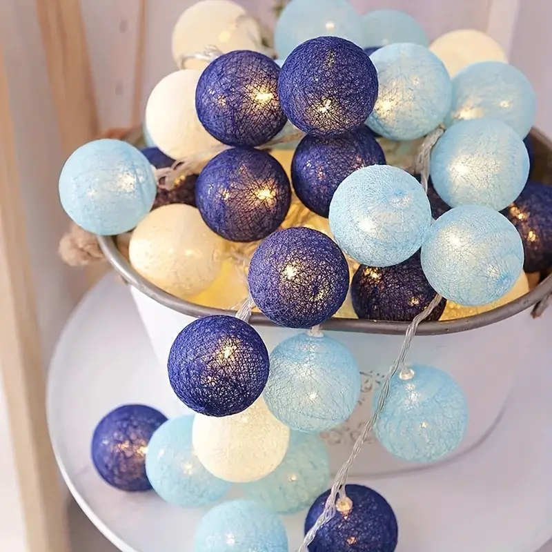 c4413719-56ca-4cb9-987b-04ee2c406a6d Διακοσμητικά φωτάκια μπαταρίας σε σχήμα μπάλα - Image 4