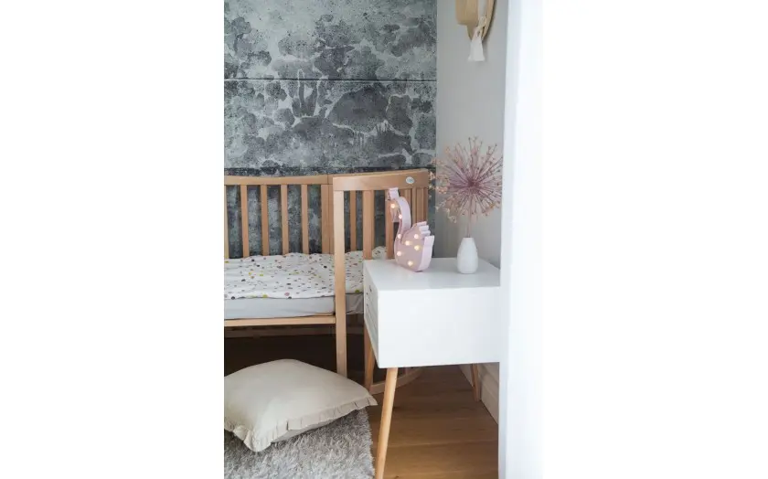 oval kounia Κούνια 7 σε 1 Oval φυσικό ξύλο με δώρο στρώμα - Image 9