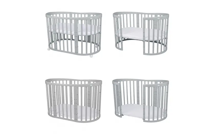 oval kounia 7 se 1 Κούνια Oval 7 σε 1 Grey με δώρο το στρώμα - Image 8