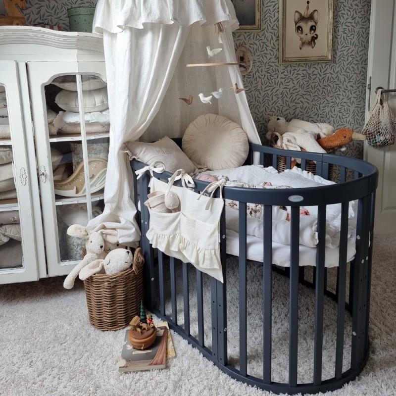 kounia 7 se 1 Graphite Κούνια Oval 7 σε 1 Graphite με δώρο το στρώμα - Image 7