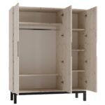 Τρίφυλλη ντουλάπα Country - Image 3