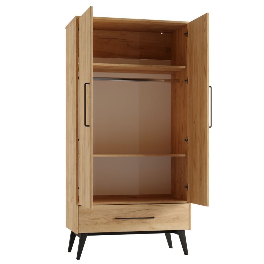 pol_pl_RETRO-Szafa-2-drzwiowa-919_2 Δίφυλλη ντουλάπα Retro - Image 3