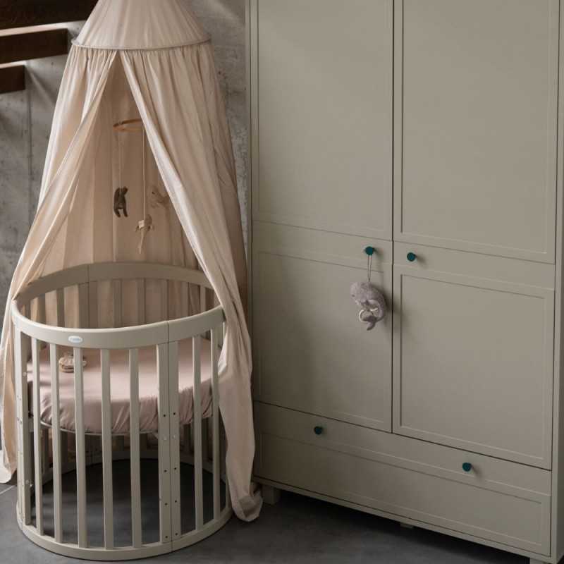 kounia 7 se 1 olive Κούνια Oval 7 σε 1 Olive με δώρο το στρώμα - Image 6