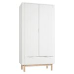 Δίφυλλη ντουλάπα Miloo Λευκή