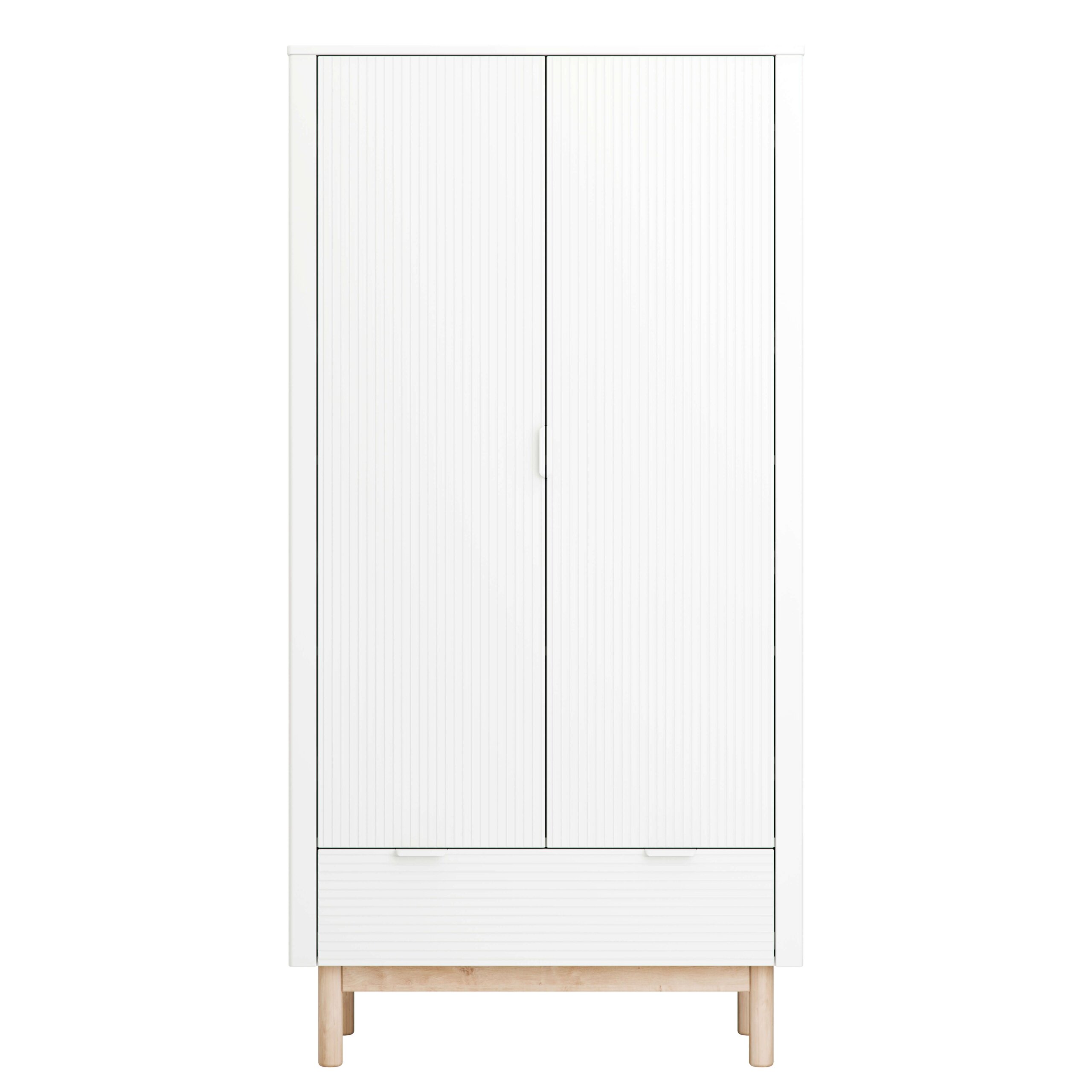 white-Miloo_2door-wardrobe_white_2-scaled Δίφυλλη ντουλάπα Miloo Λευκή - Image 6