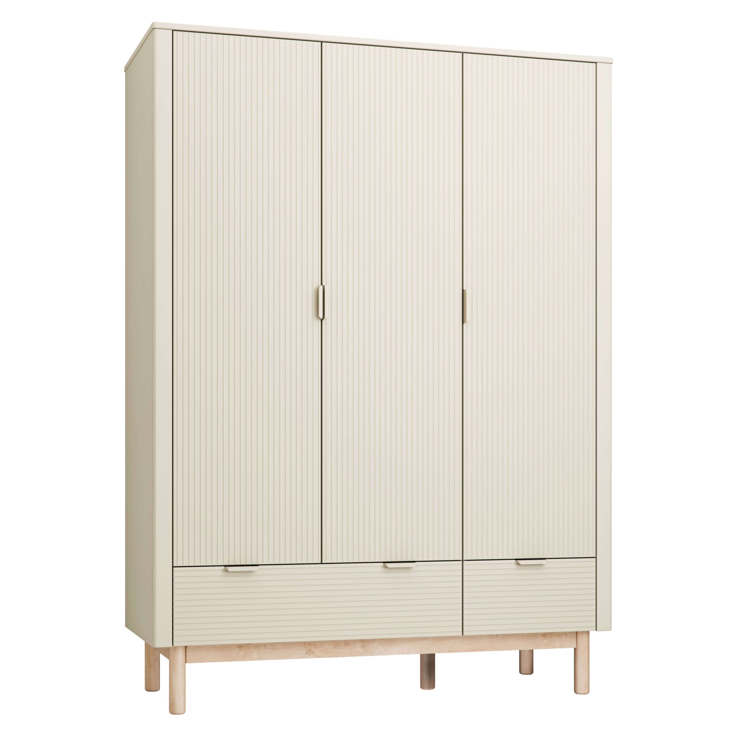 white-Miloo_3door-wardrobe_champagne_1-scaled Τρίφυλλη ντουλάπα Miloo Λευκή - Image 7