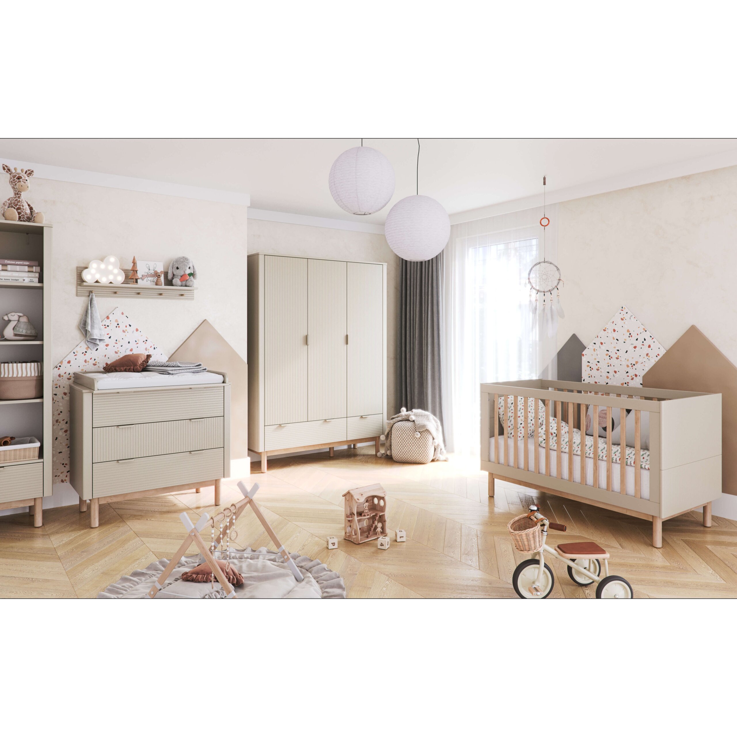 white-Miloo_champagne_1-scaled Βρεφική συρταριέρα Miloo - Image 3