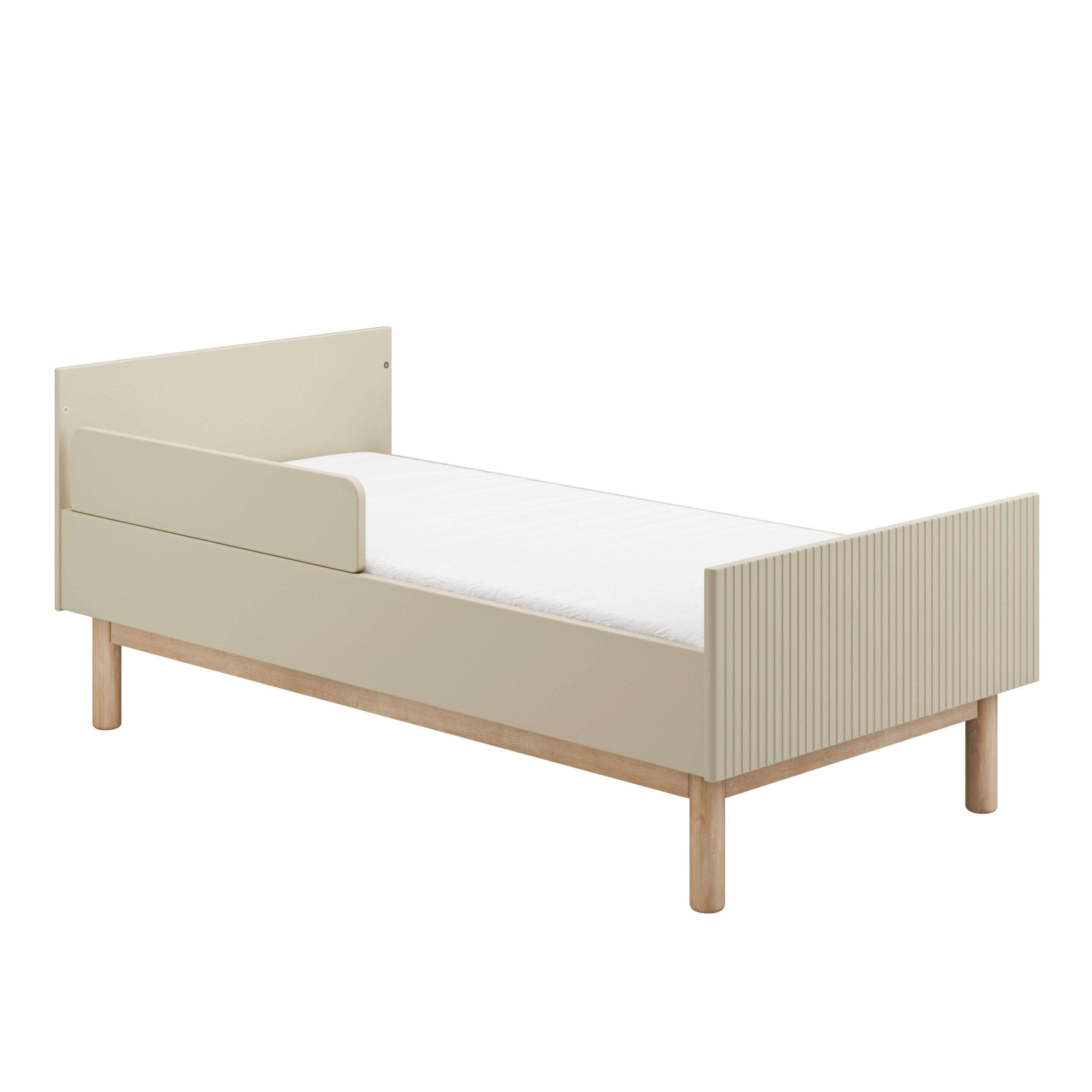 white-Miloo_cot-bed140x70_champagne_4-scaled Miloo Προστατευτικό κάγκελο Σαμπανιζέ - Image 2