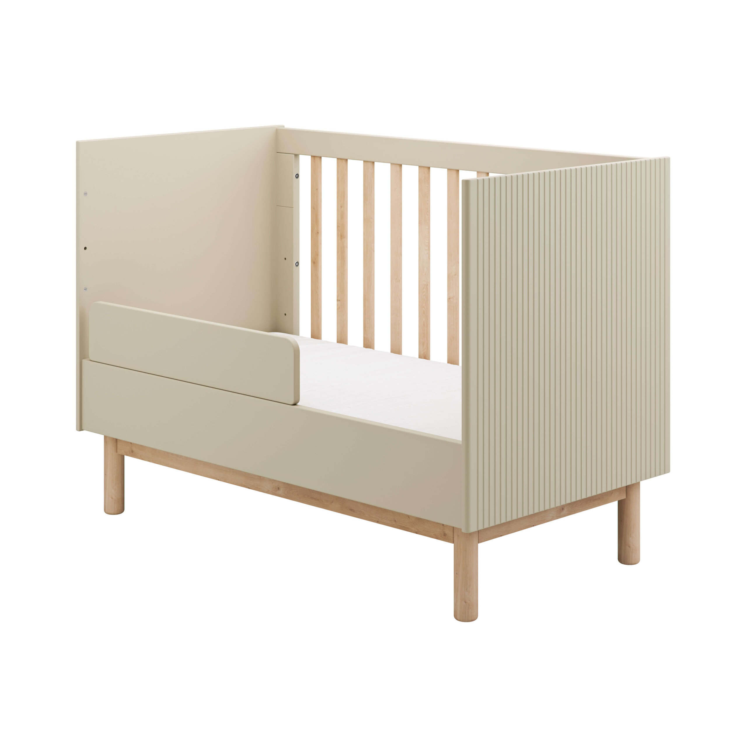 white-Miloo_cot120x60_champagne_4-scaled Miloo Προστατευτικό κάγκελο Σαμπανιζέ - Image 3