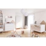 Δίφυλλη ντουλάπα Miloo Λευκή - Image 8