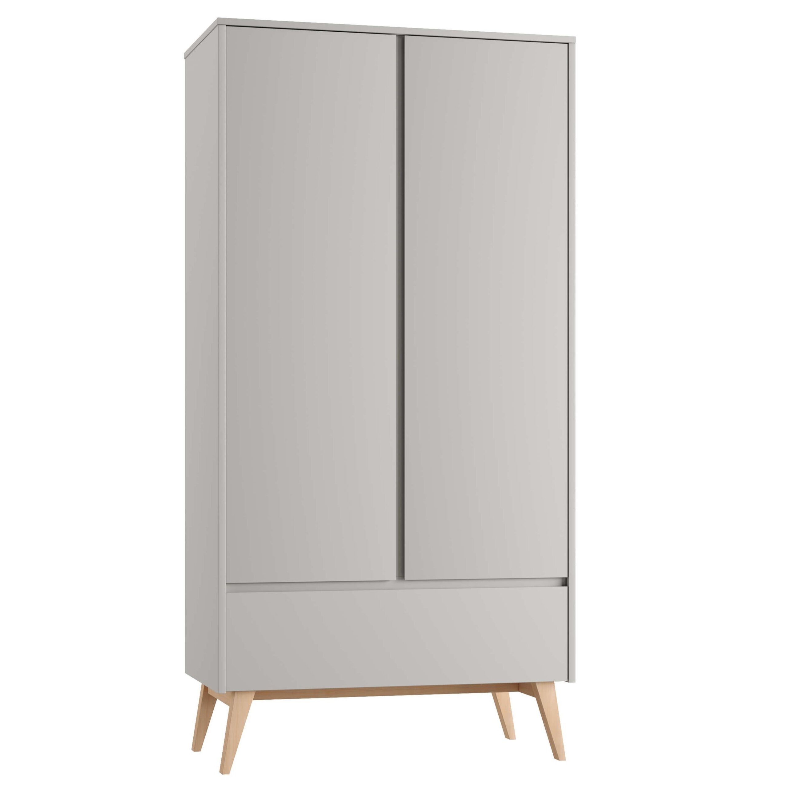 white-Swing_2door-wardrobe_grey_1-scaled Δίφυλλη ντουλάπα SWING - Image 7