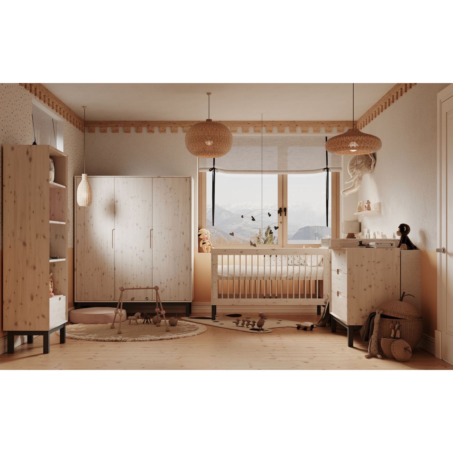 white-pol_pl_COUNTRY-Szafa-trzydrzwiowa-937_5 Country Αποσπώμενη Αλλαξιέρα - Image 3