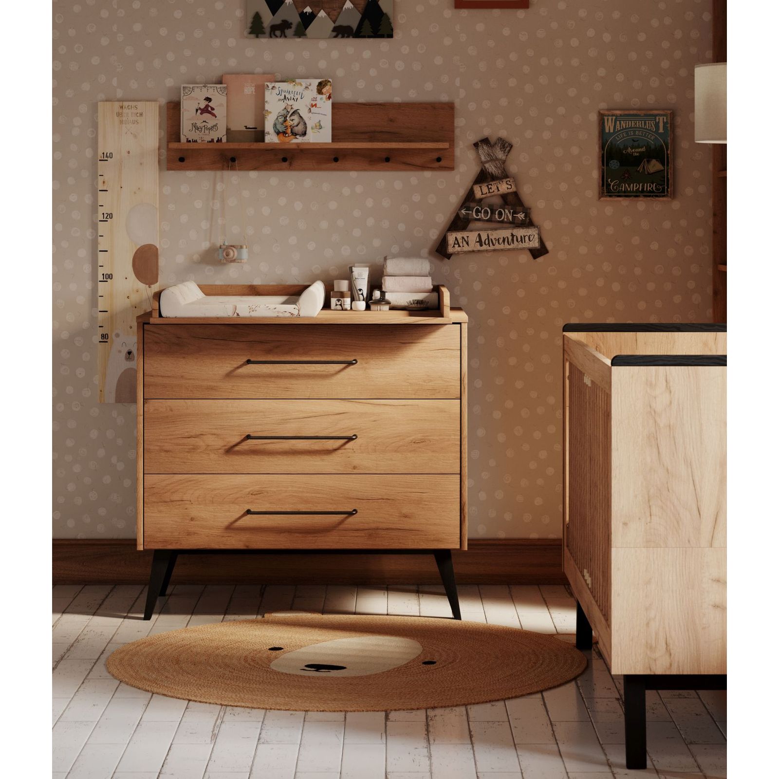 white-pol_pl_RETRO-Komoda-3-szufladowa-921_7 Βρεφική συρταριέρα Retro - Image 7