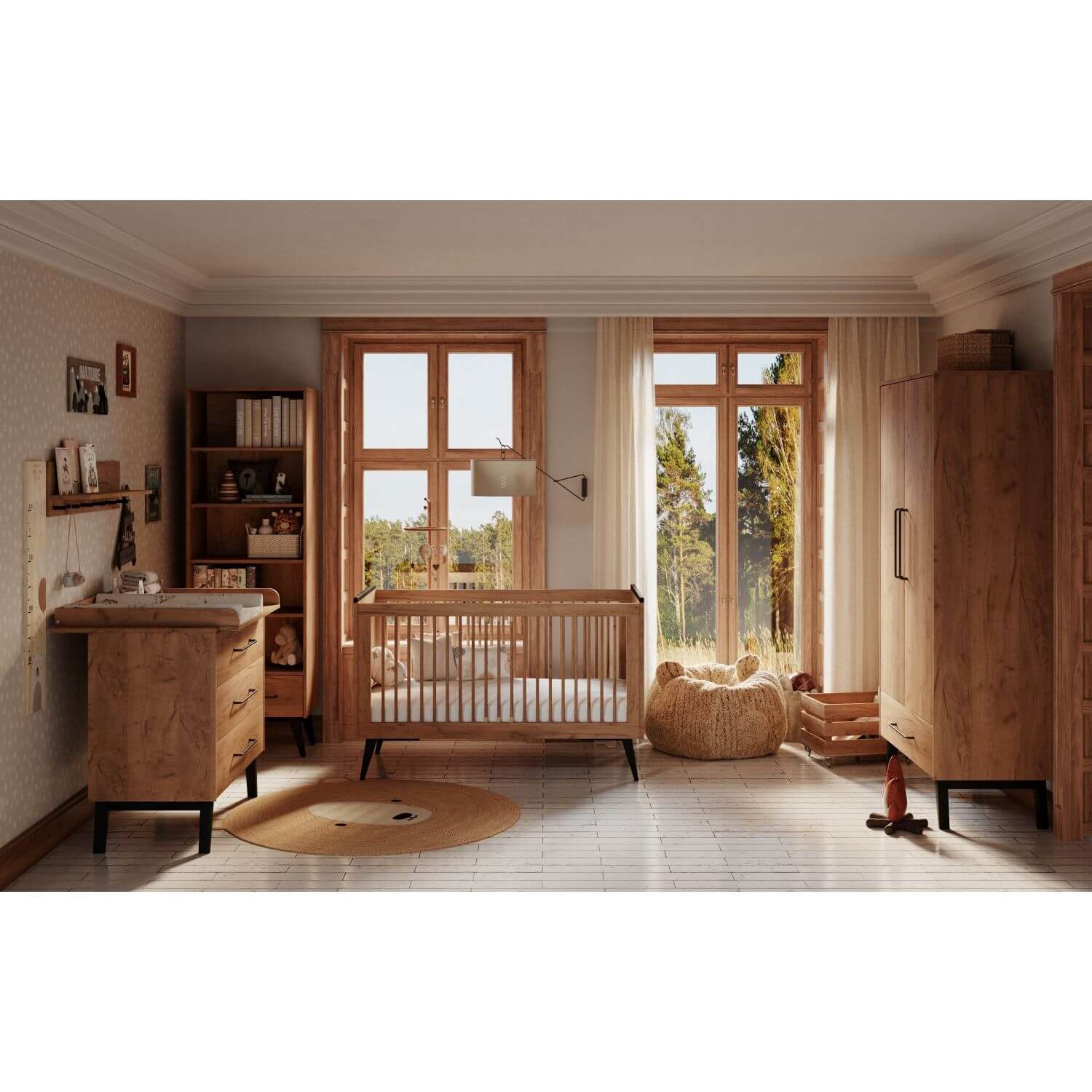 white-pol_pl_RETRO-Szafa-3-drzwiowa-920_5 Δίφυλλη ντουλάπα Retro - Image 7