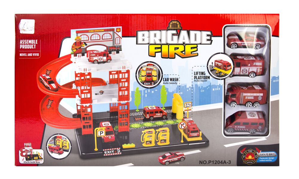 1_max (13) Πυροσβεστικός σταθμός γκαράζ με 4 αυτοκίνητα - Image 1