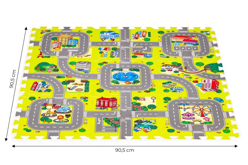 7_max (7) Παιδικό Παζλ Δαπέδου μοτίβο Πόλη - Image 5