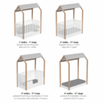 Προ εφηβικό Κρεβάτι Σπιτάκι La Maison - Image 2