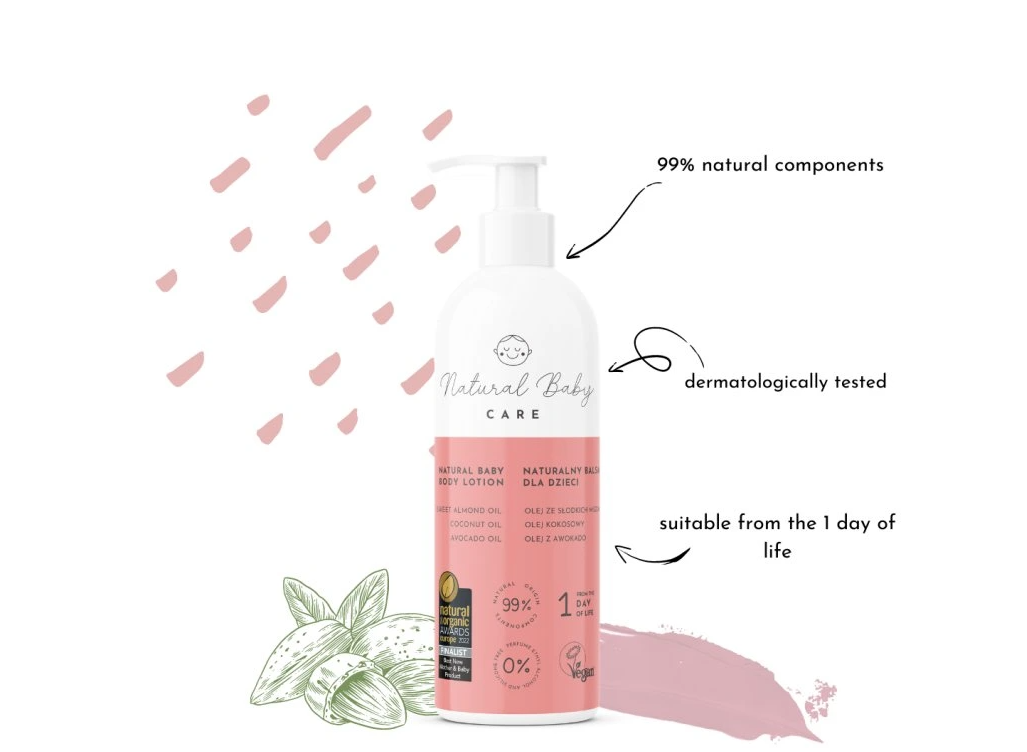Natural balm ingirdients Λοσιόν σώματος Natural Baby - Image 13