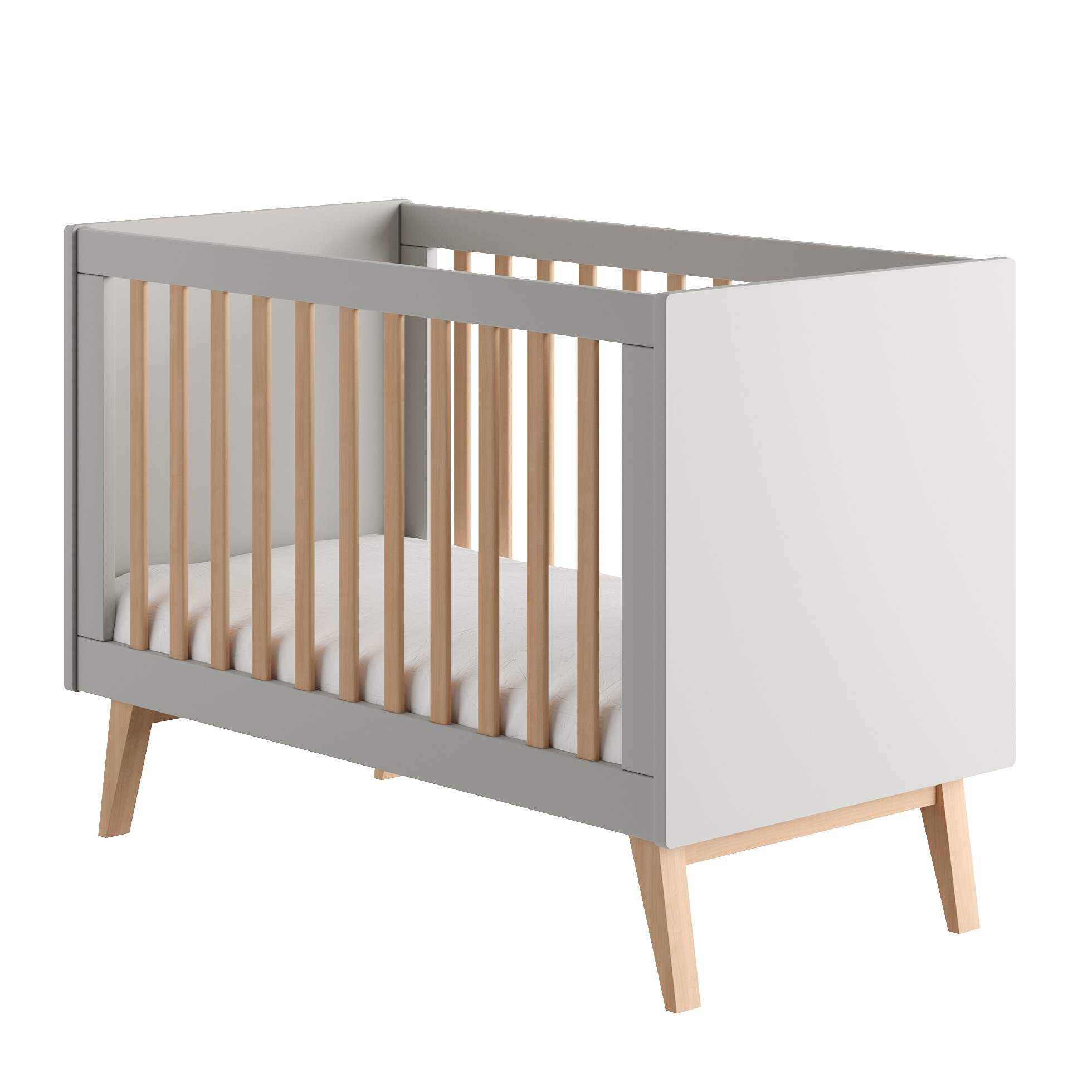 Swing_cot120x60_grey_1 Swing Βρεφική Κούνια - Κρεβάτι - Image 2