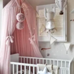 Τούλινο Canopy με πομ πον - Image 20