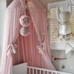 Τούλινο Canopy με πομ πον - Image 21