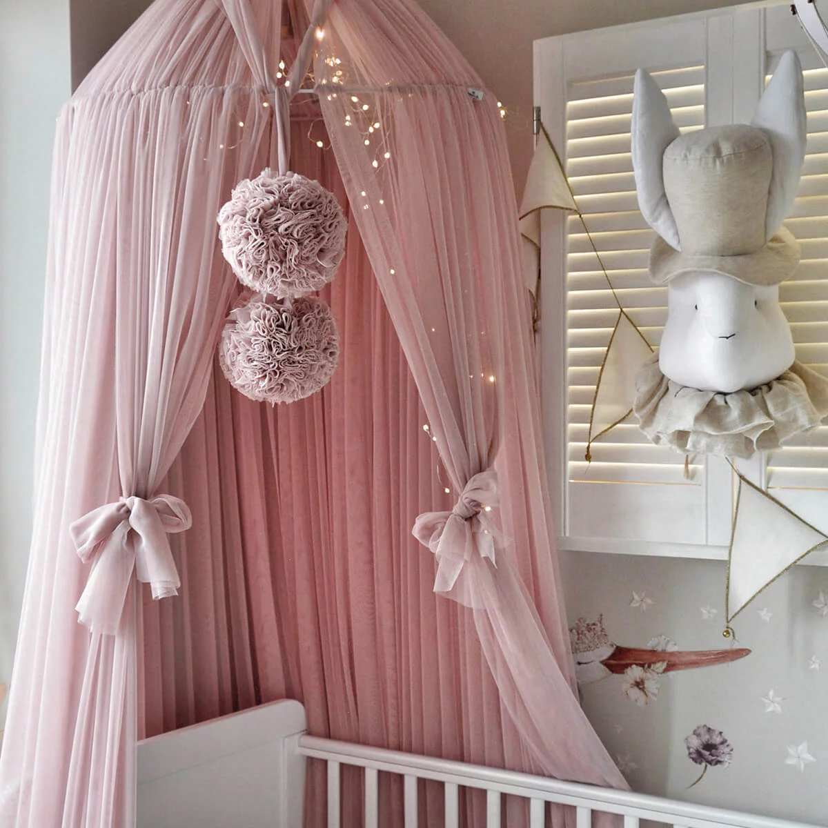 bajeczny-baldachim-5-1 Τούλινο Canopy με πομ πον - Image 21