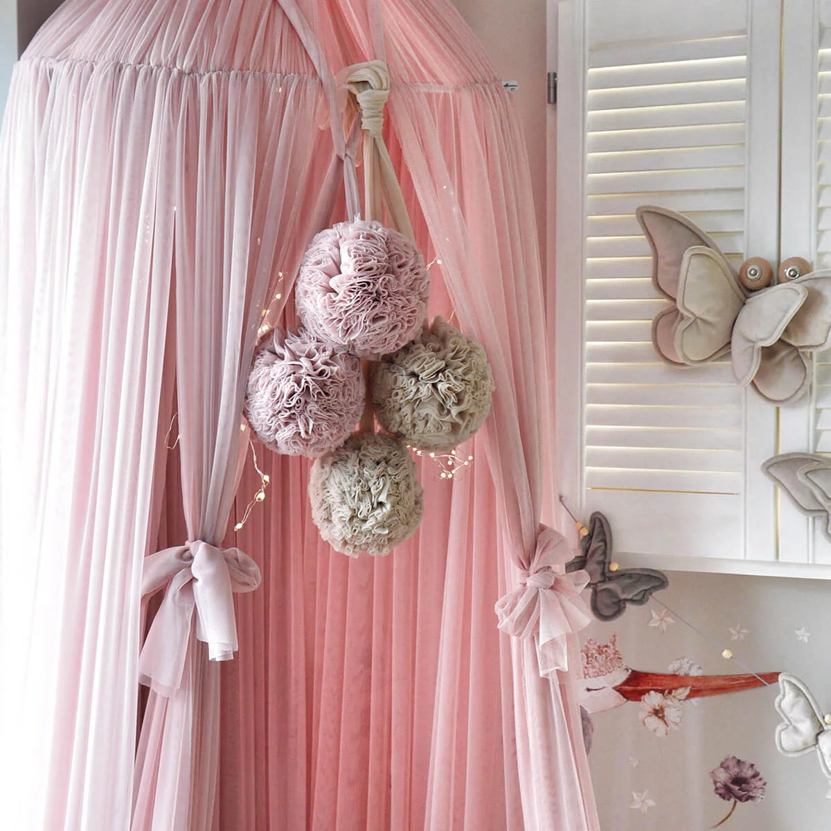 bajeczny-baldachim-6-1 Τούλινο Canopy με πομ πον - Image 22