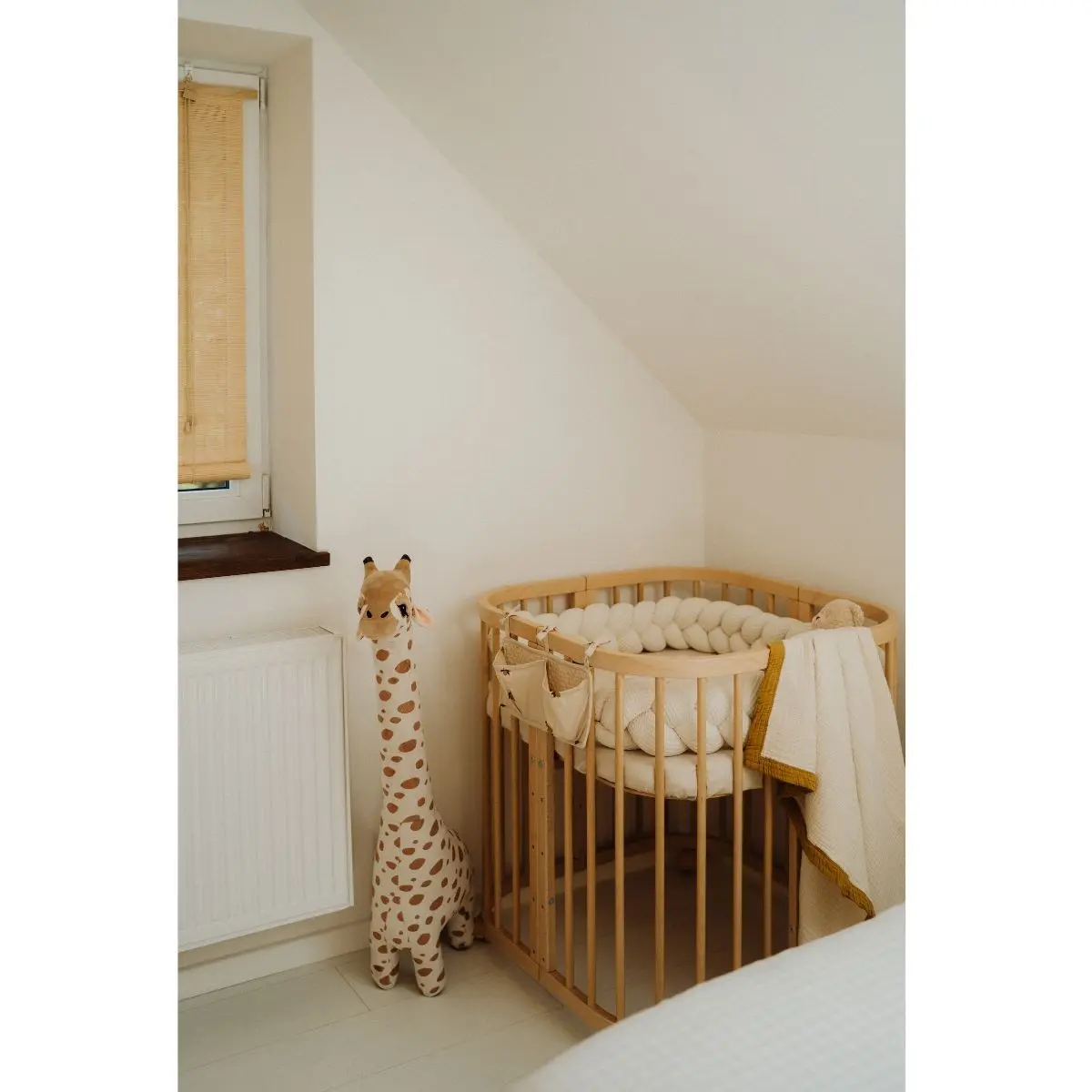 likno 7 se 1 Κούνια 7 σε 1 Φυσικό Ξύλο με δώρο τo στρώμα - Image 4