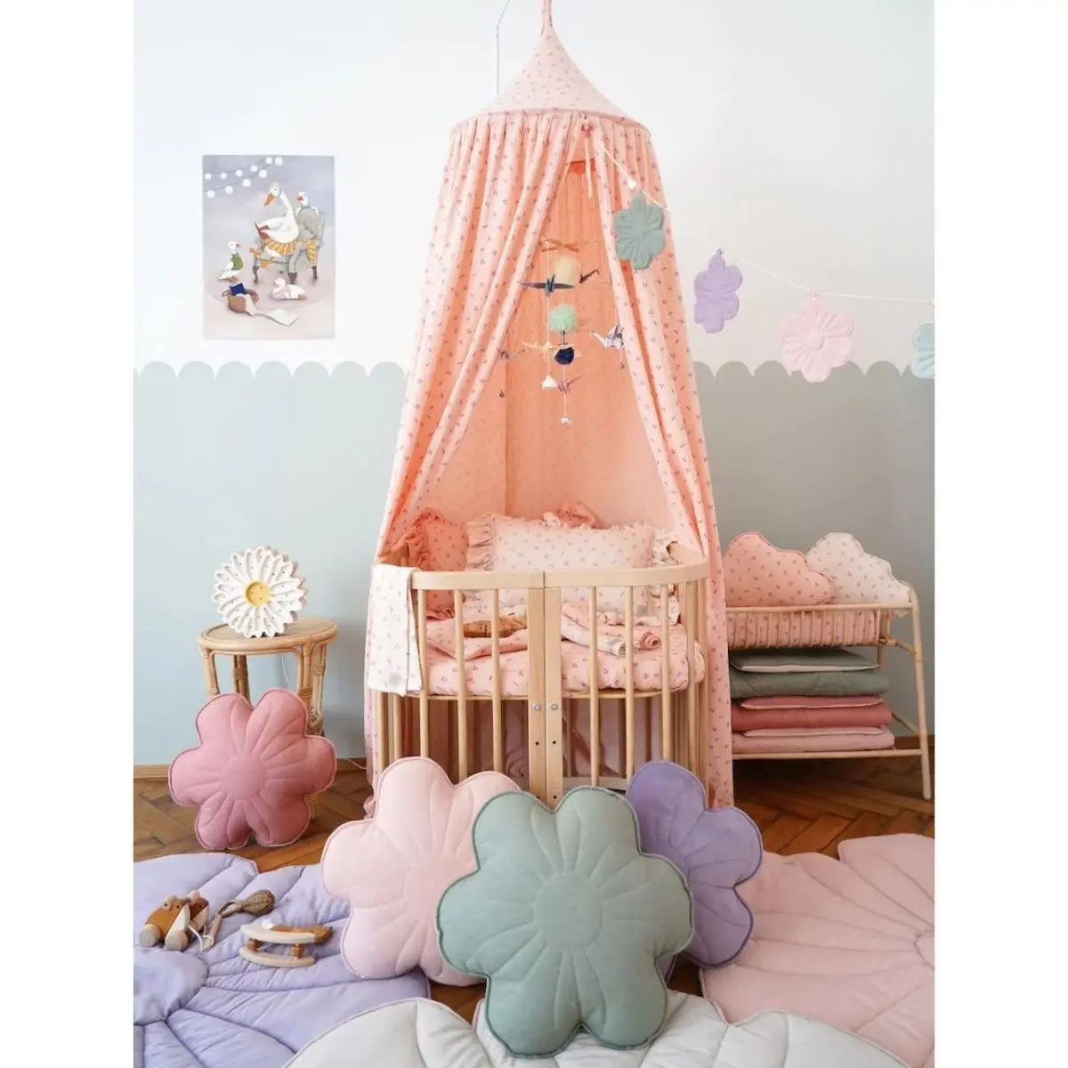 kounia 7 se 1_3 Κούνια 7 σε 1 Φυσικό Ξύλο με δώρο τo στρώμα - Image 8