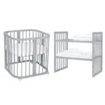 Κούνια 7 σε 1 Grey με δώρο τo στρώμα - Image 4