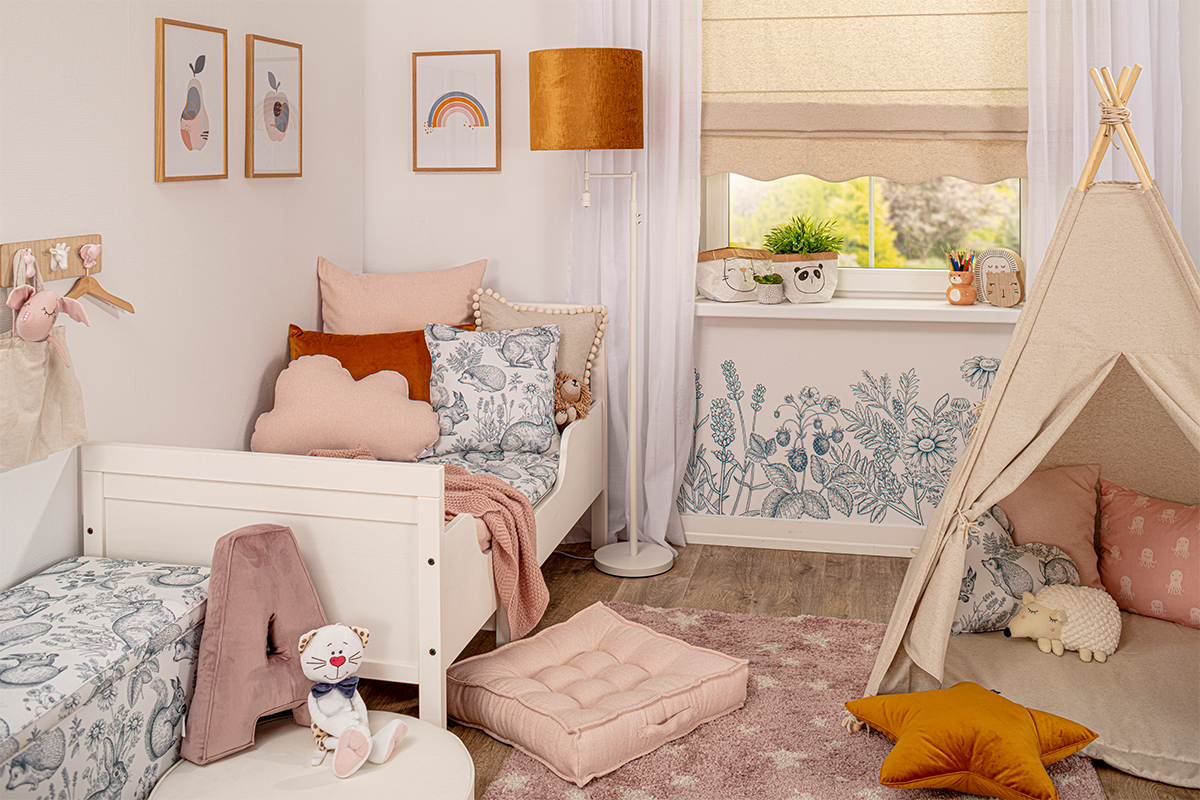 0 (5) Παιδικό χαλί Pink Candy Star 120x170εκ. - Image 3