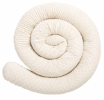 Κυλινδρικό προστατευτικό κούνιας Minky Ecru