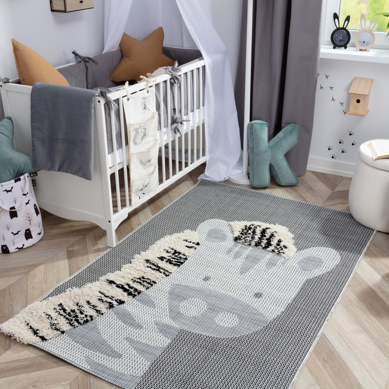 prop1290 (6) Παιδικό Χαλί Ζέβρα - Image 3