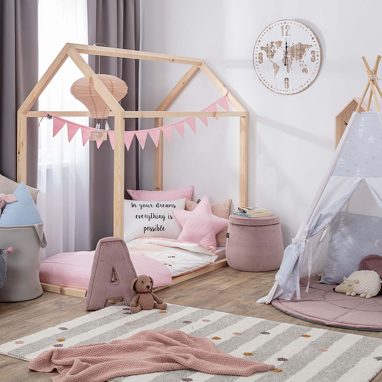 sq1290 (11) Παιδικό Χαλί Stripes and Dots - Image 7