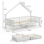 Κρεβάτι Marco μασίφ οξιά με αφαιρούμενη σκεπή - Image 6