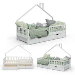 Κρεβάτι Marco μασίφ οξιά με αφαιρούμενη σκεπή - Image 10