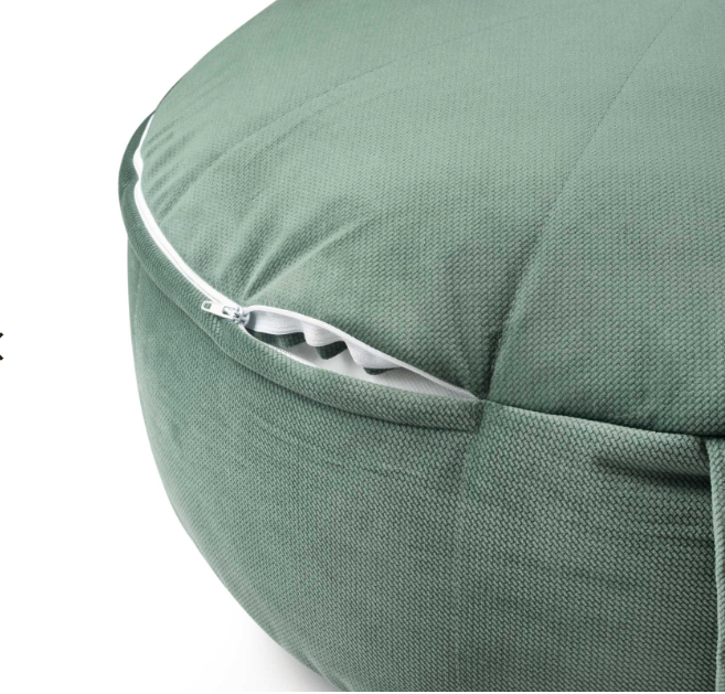 Pouf olive zipper Παιδικό κάθισμα Πουφ Olive - Image 3