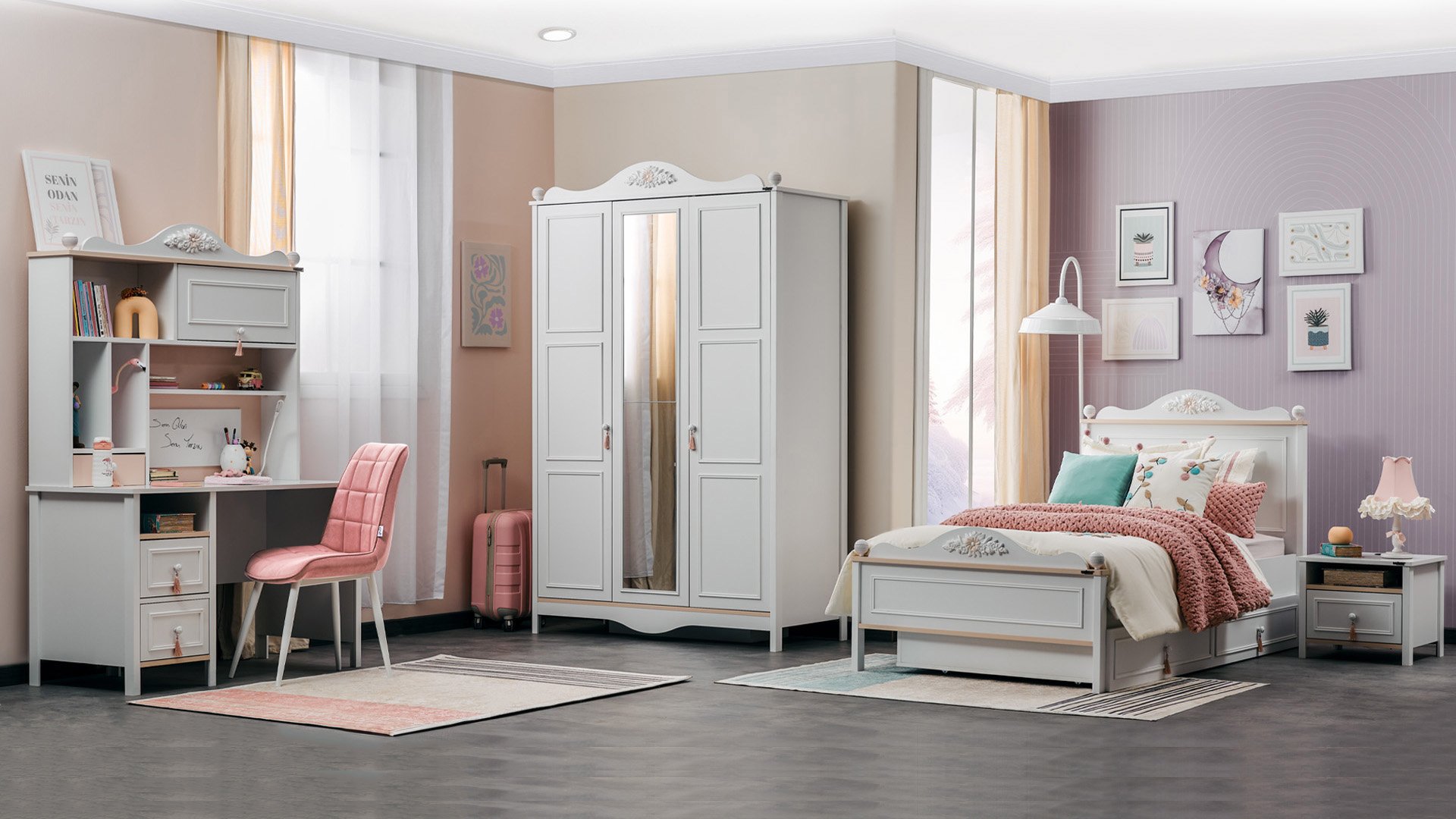 ALYA-PAIDIKO-DOMATIO-KORITSI Κρεβάτι Alya - Image 8