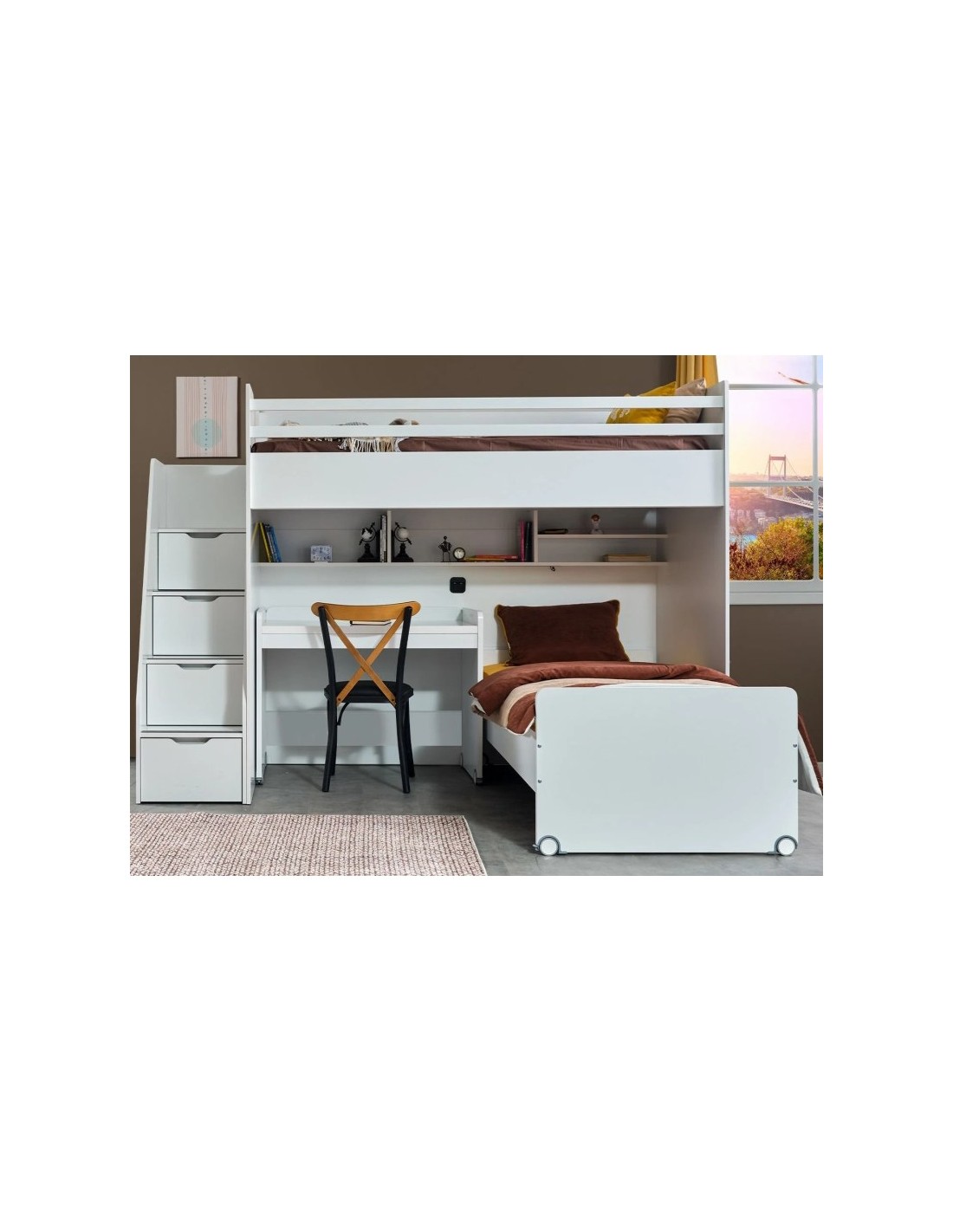 Small-study-desk-joker2 JOKER μικρό γραφείο κουκέτας - Image 3