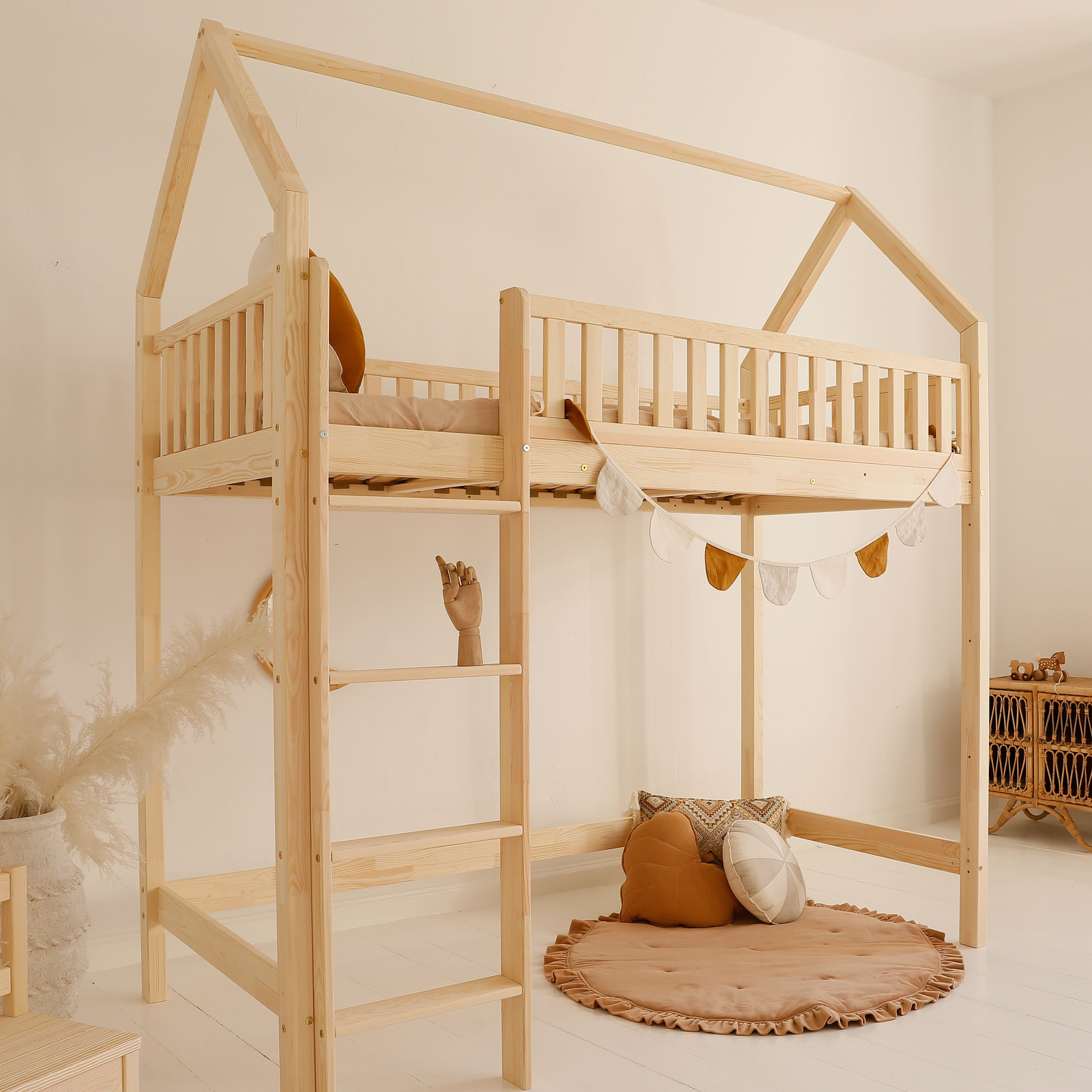 eng_pl_Bianco-Loft-919_1 Υπερυψωμένη κουκέτα Bianco Loft Μασίφ Ξύλο - Image 5