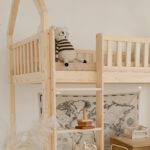 Υπερυψωμένη κουκέτα Bianco Loft Μασίφ Ξύλο - Image 2