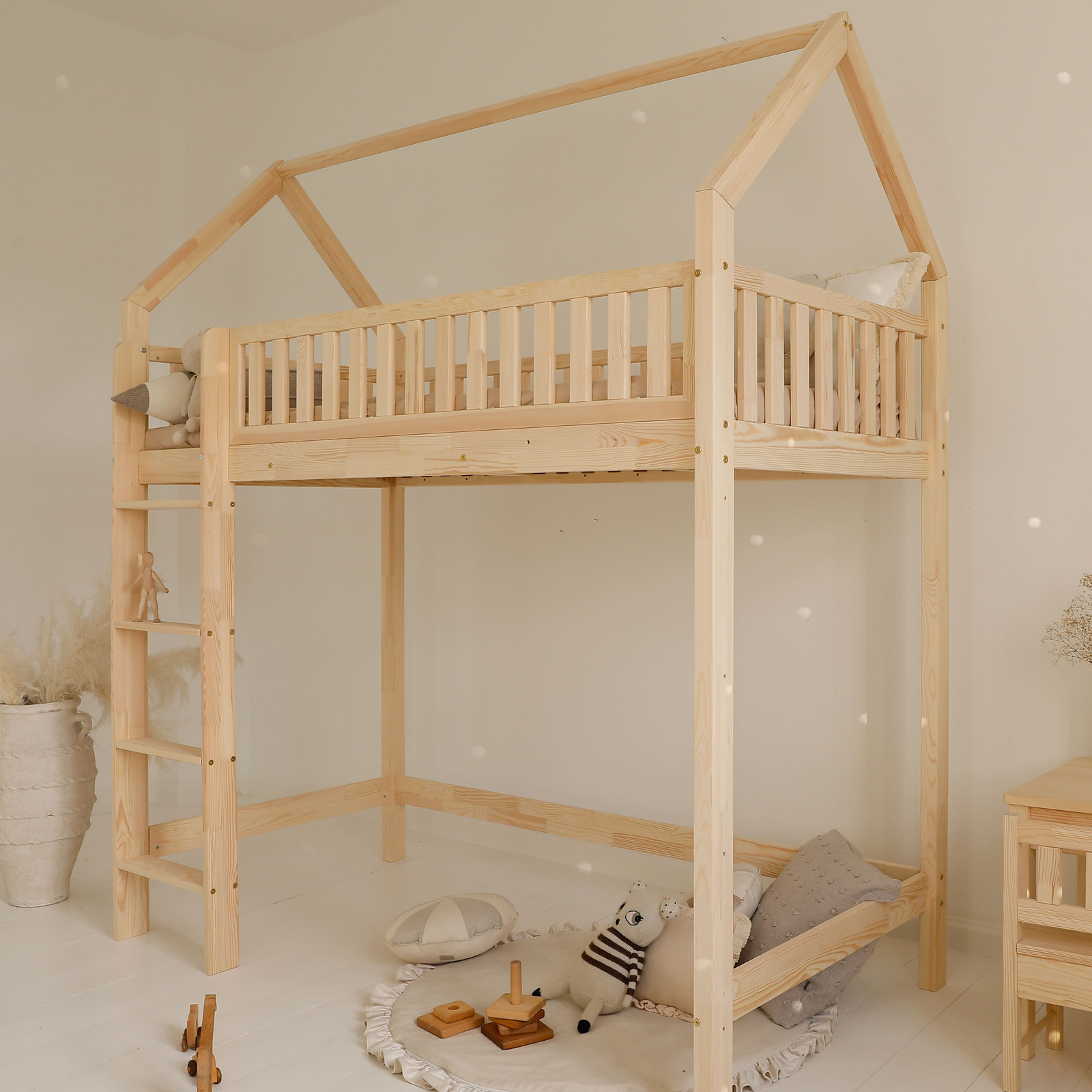 eng_pl_Bianco-Loft-919_4 Υπερυψωμένη κουκέτα Bianco Loft Μασίφ Ξύλο - Image 3