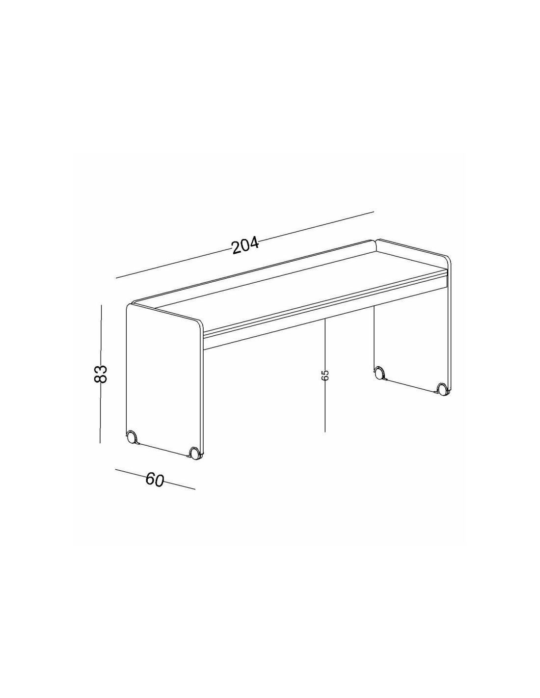 joker-grafeio-megalo4 JOKER Πολυμορφική Παιδική Κουκέτα Λευκή / Φυσικό για στρώματα 200×100 - Image 6