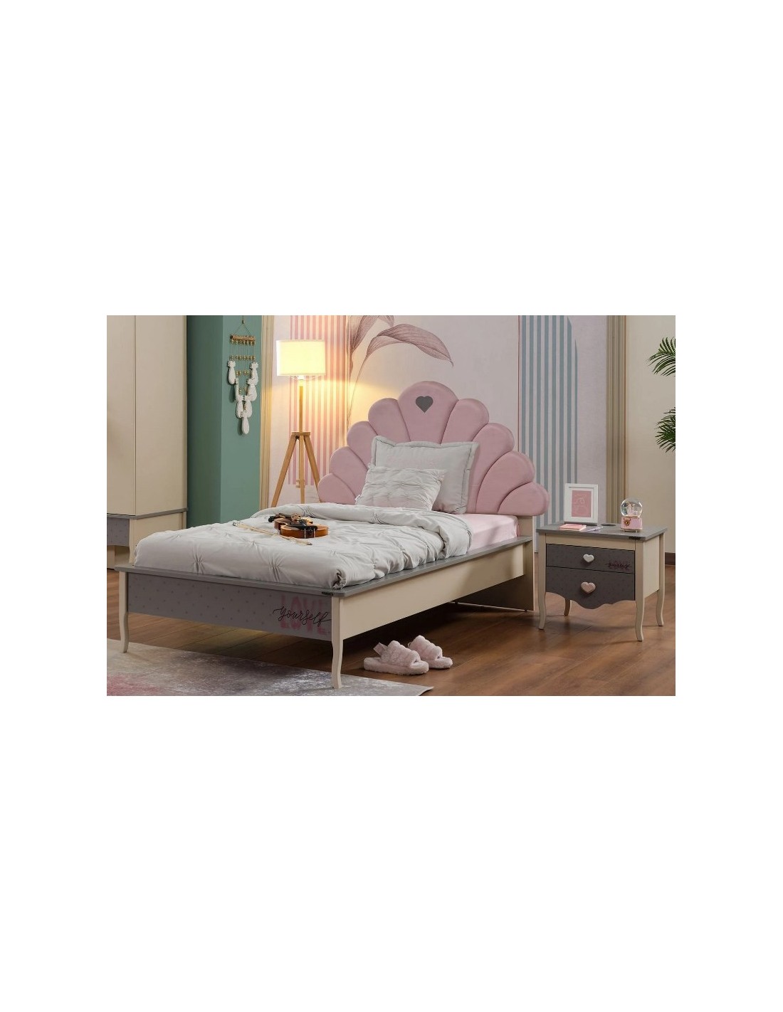 εφηβικό-κρεβάτι-μονό-juliet-ροζ-για-στρώμα-100-χ-200- (4) Κρεβάτι Juliet - Image 6