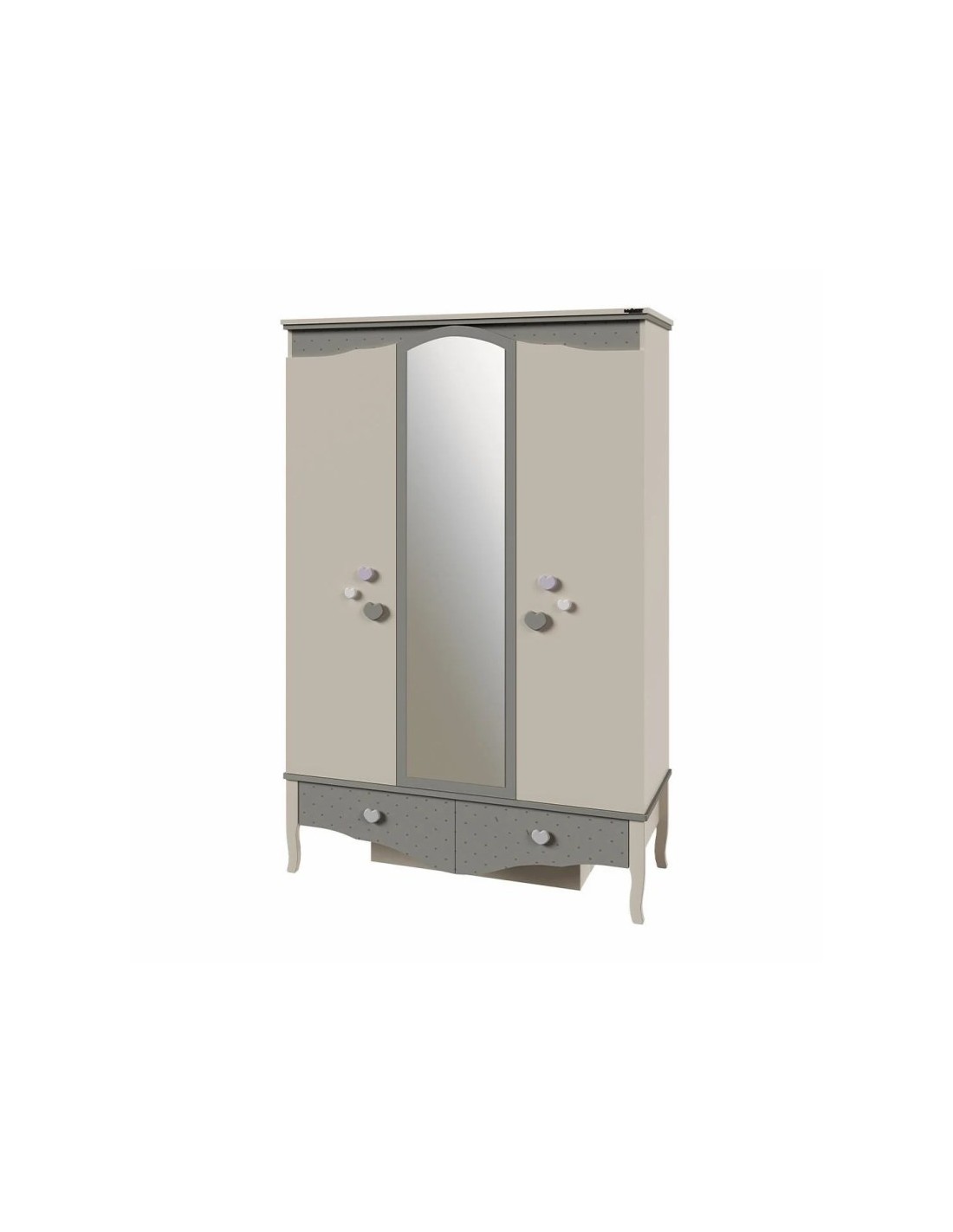 παιδική-ντουλάπα-με-3-φύλλα-juliet- Τρίφυλλη ντουλάπα Juliet - Image 1