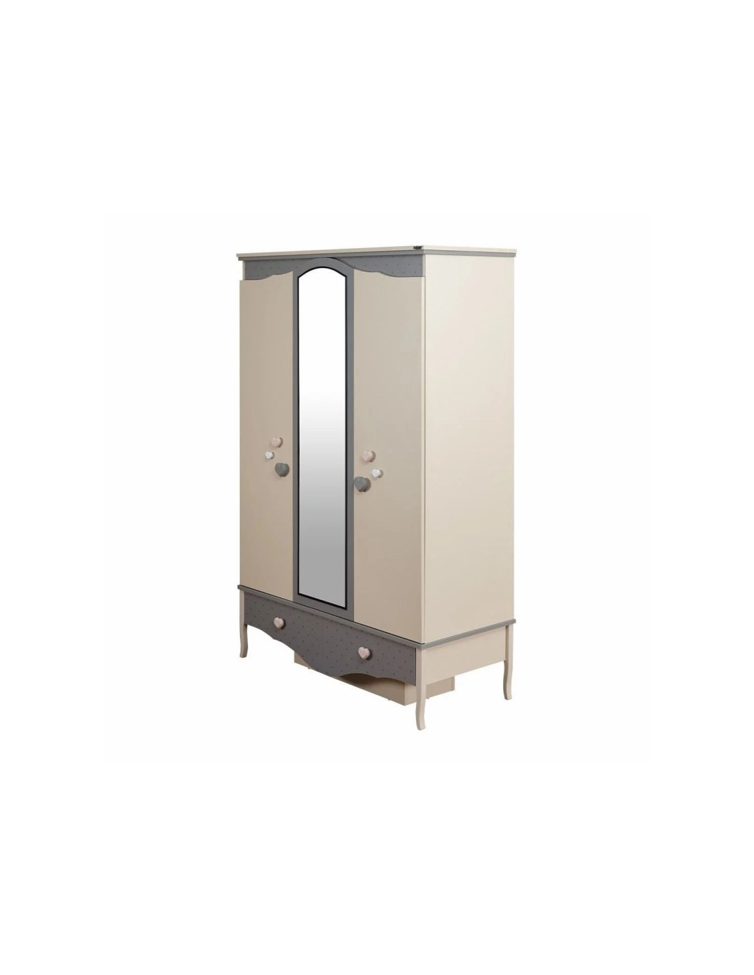 παιδική-ντουλάπα-με-3-φύλλα-juliet- (3) Τρίφυλλη ντουλάπα Juliet - Image 8